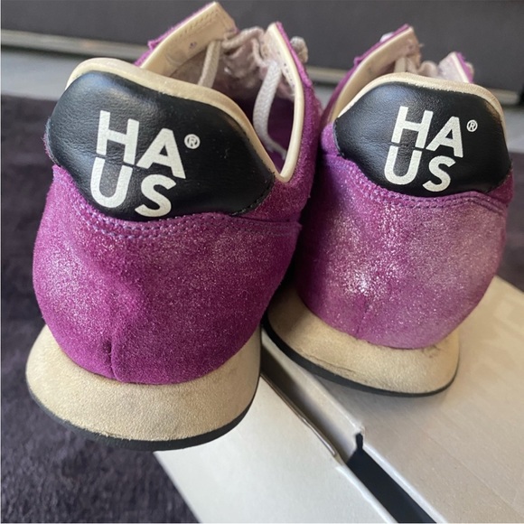 Haus By Golden Goose Leather Pink Trainers - Picture 11 of 12